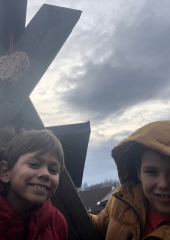 Kacper, Filip i Zosia Jasińscy