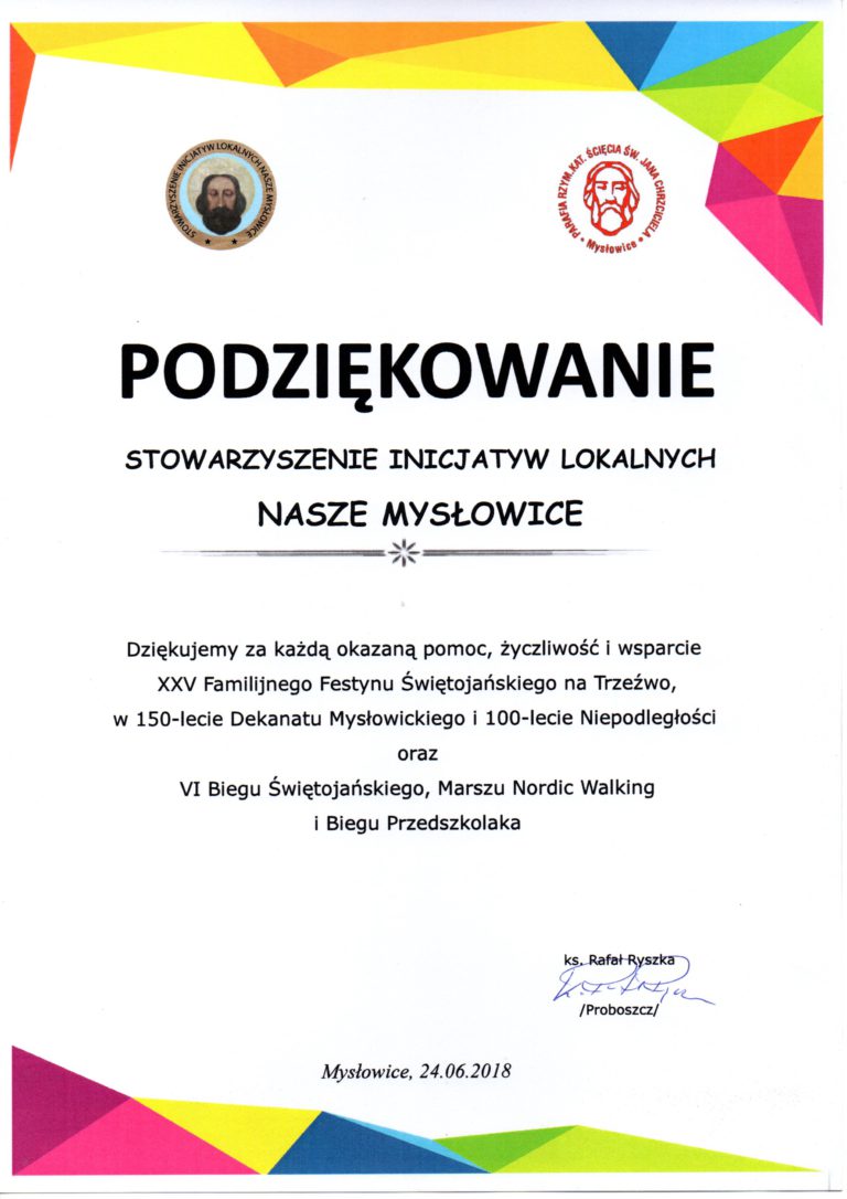 Podziękowanie