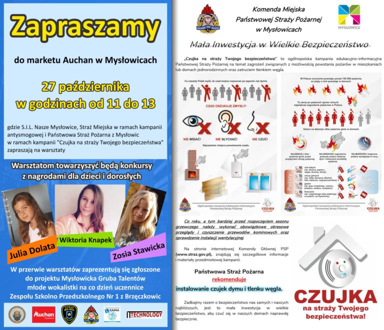 Zagrożenia związane z czadem oraz smogiem – warsztaty