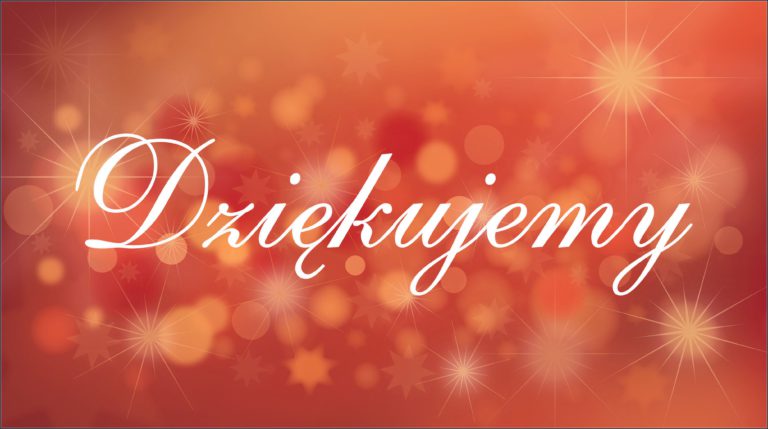 Dziękujemy