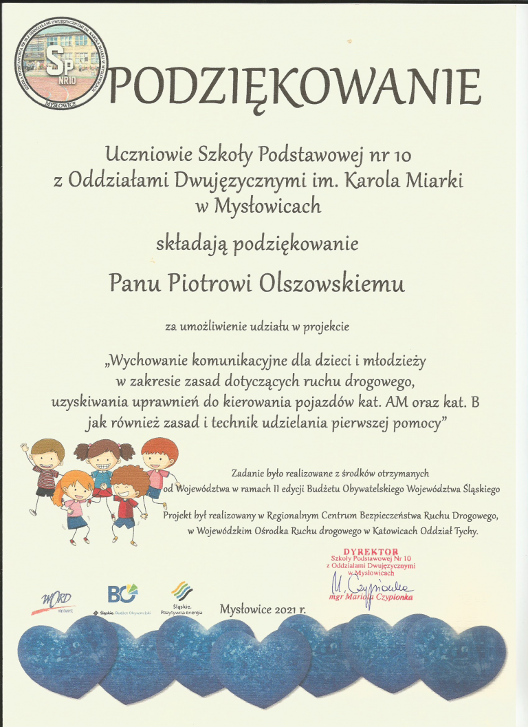 Podziękowanie