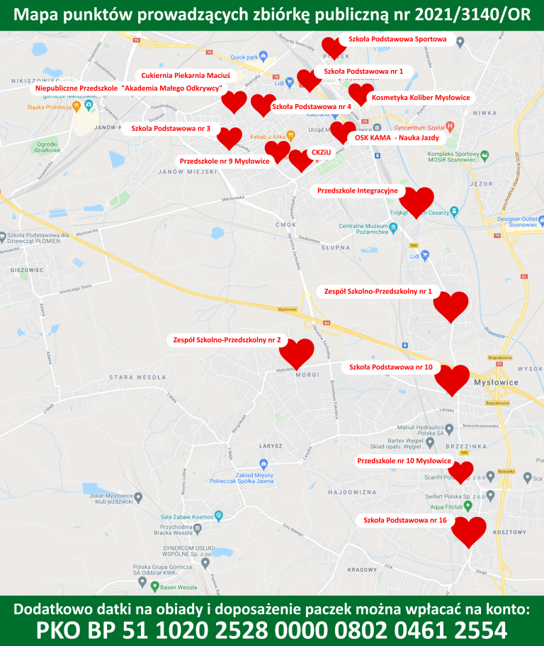Podsumowanie zbiórki publicznej produktów do paczek świątecznych