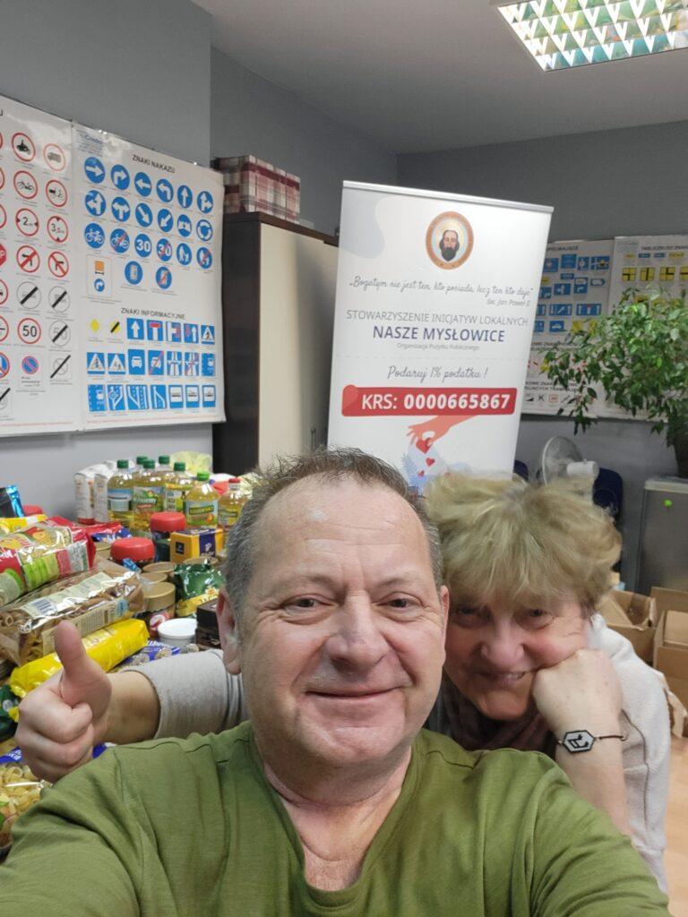 Pierwszy etap zbiórki nr  2023/1055/OR produktów do paczek świątecznych za nami
