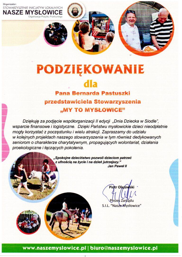 Dzień Dziecka w Siodle – podziękowanie