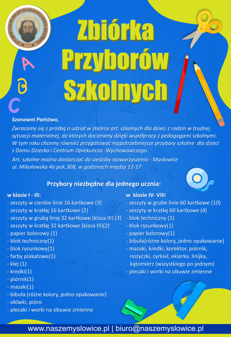 Zbiórka Przyborów Szkolnych – podziękowania