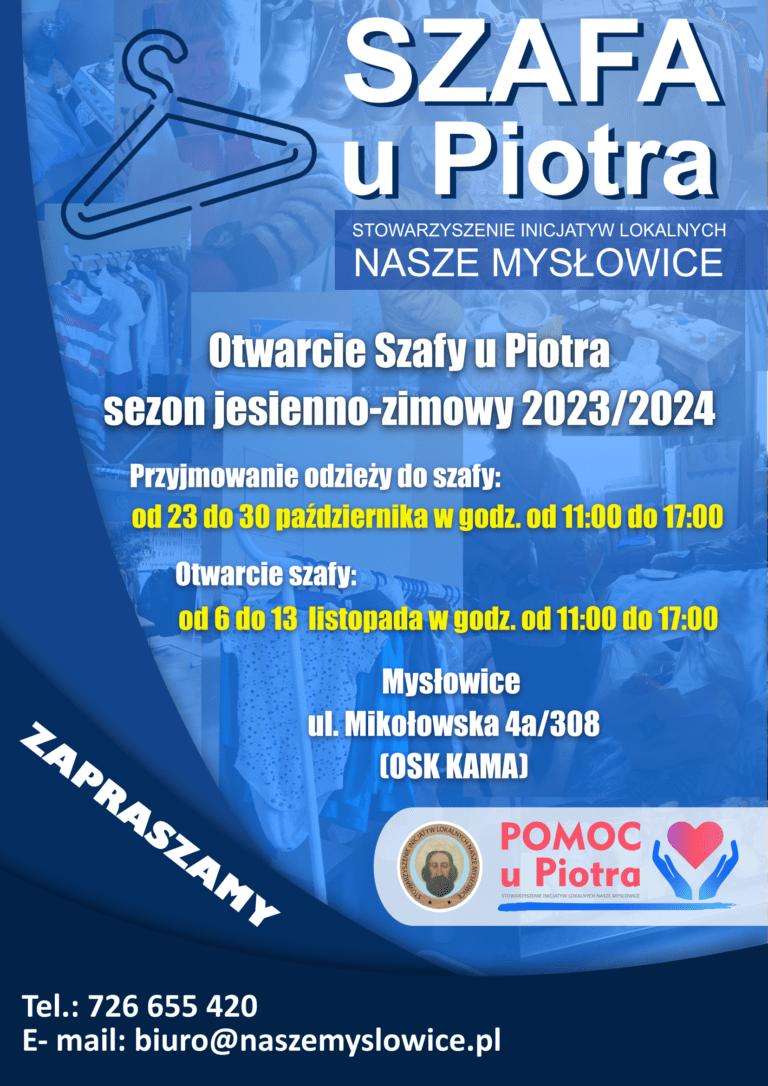 Otwarcie Szafy u Piotra sezon jesienno-zimowy 2023/2024