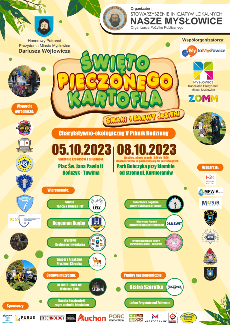 Dziękujemy za wszelkie wsparcie V edycji Święta Pieczonego Kartofla