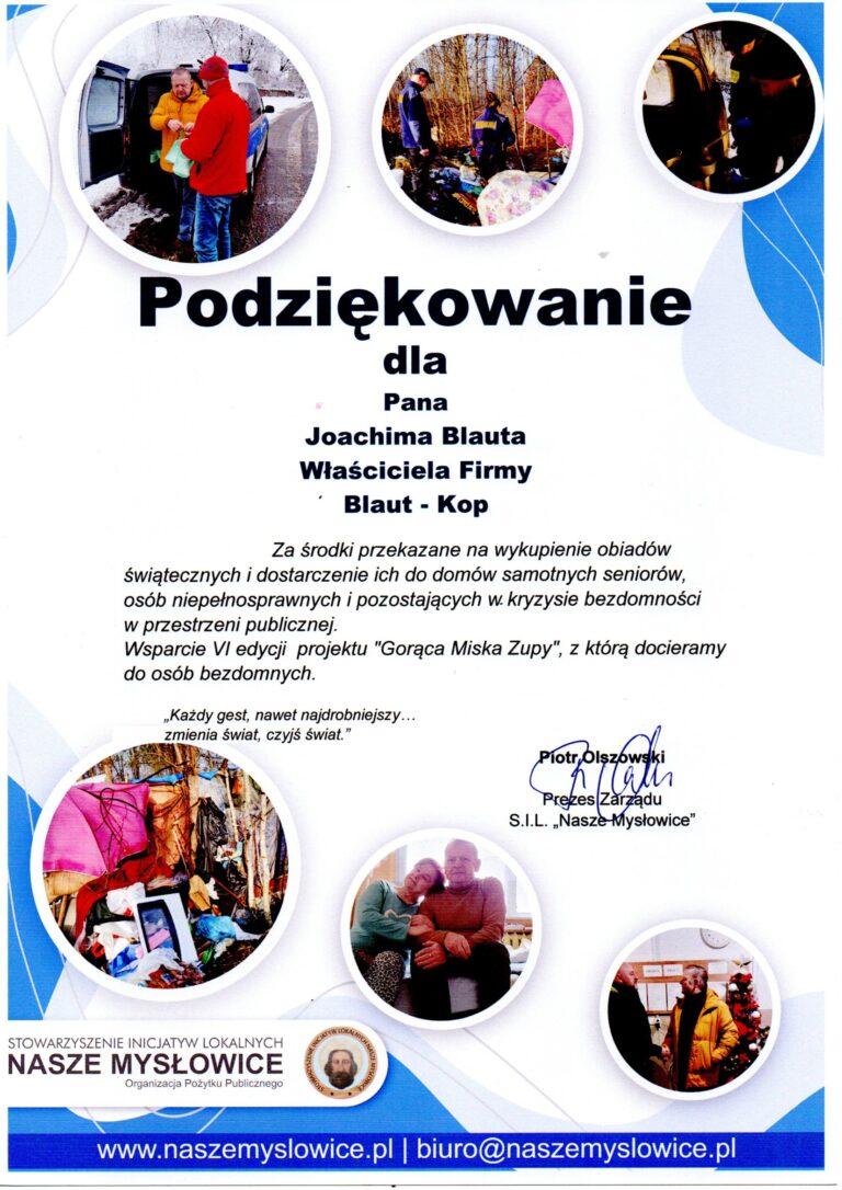 Dziękujemy za wsparcie