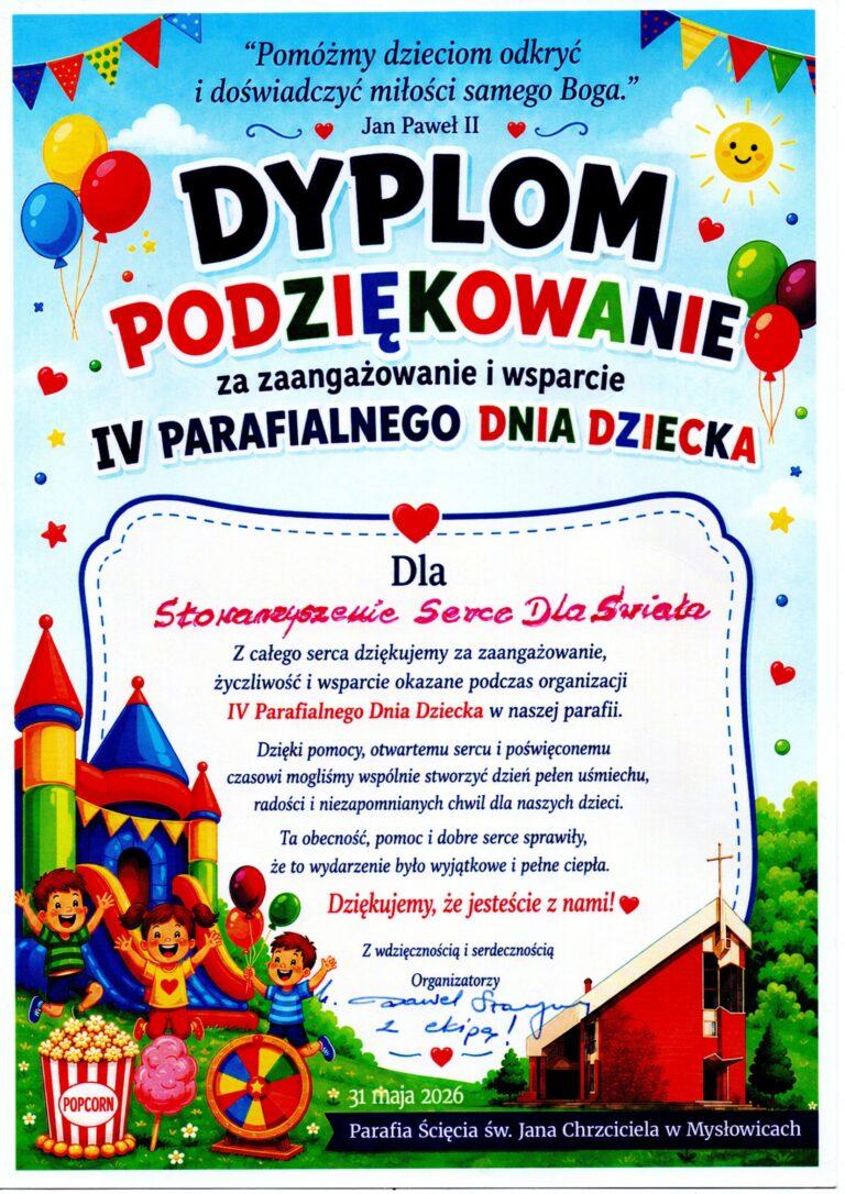 Pomaganie cieszy najbardziej wtedy, gdy wywołuje uśmiech na twarzach dzieci. Dziękujemy za wyróżnienie!